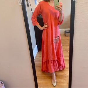 NWT Elle Noor Cotton Maxi Dress